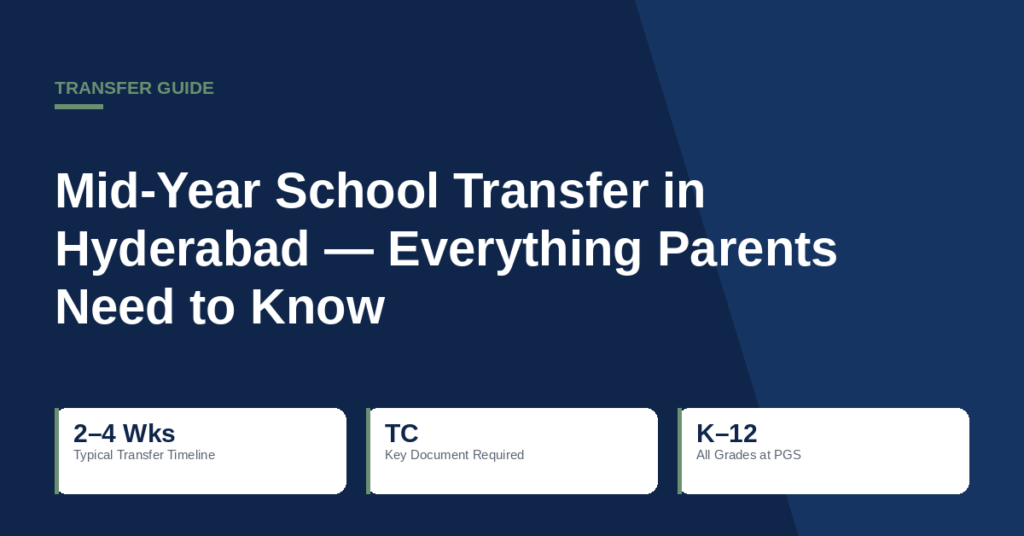 Mid-Year School Transfer in Hyderabad — Everything Parents Need to Know