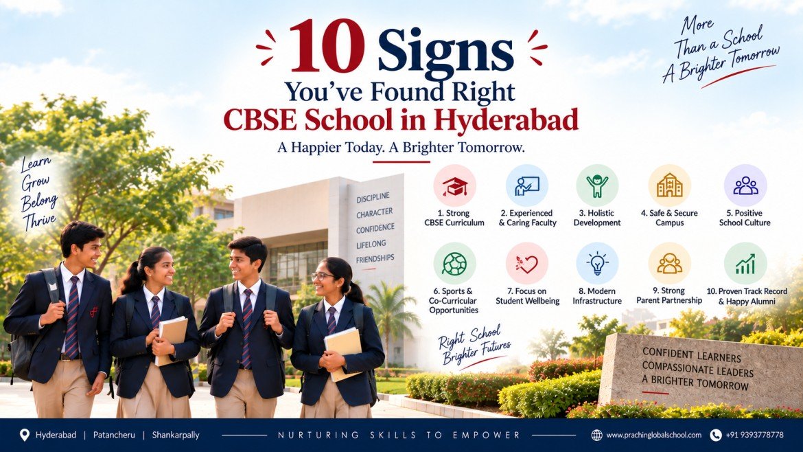 10 Signs You’ve Found the Right CBSE School in Hyderabad